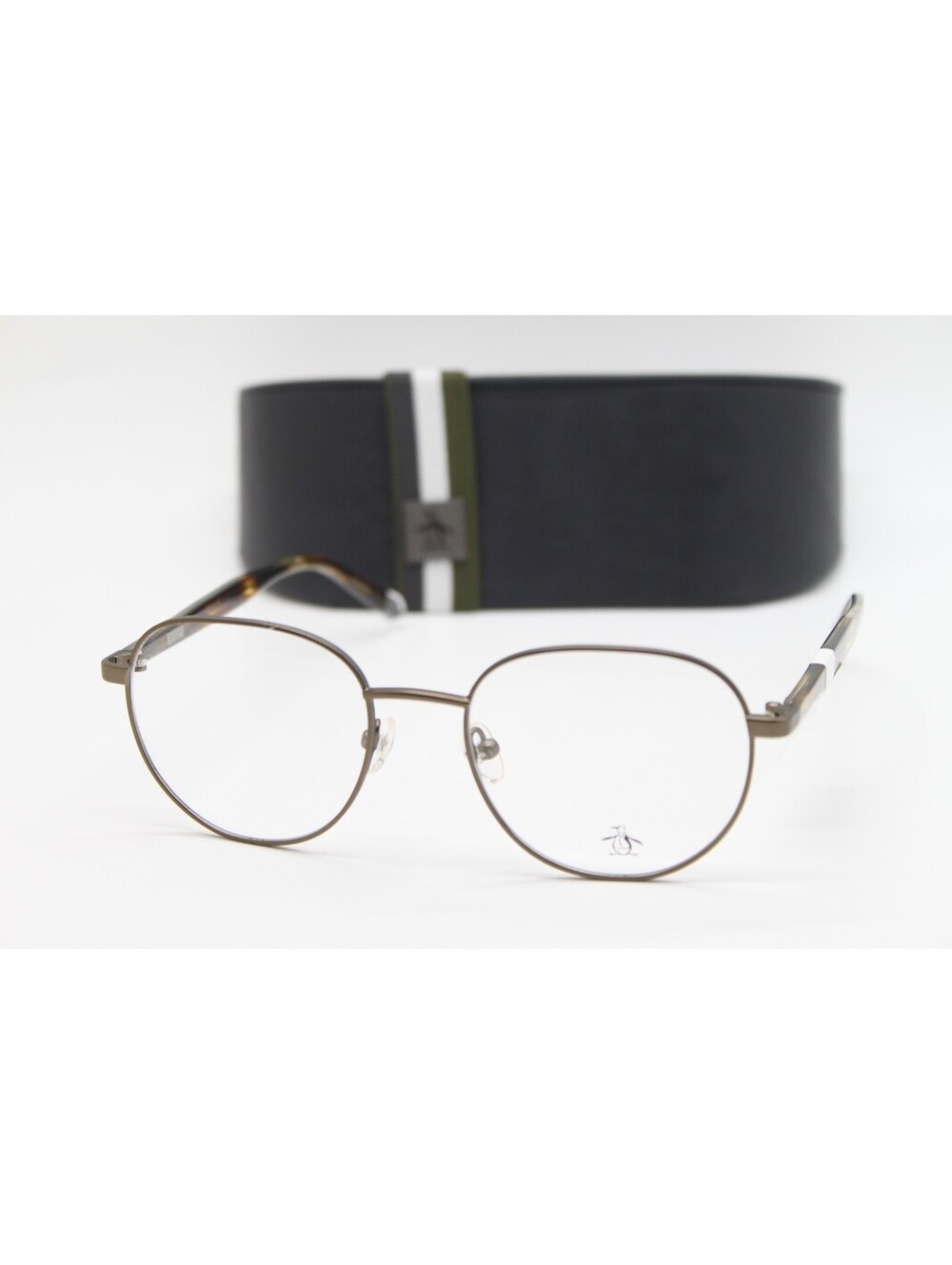 NEW PENGUIN THE PERKINS BZ BRONZE AUTHENTIC EYEGLASSES W/CASE 50-18